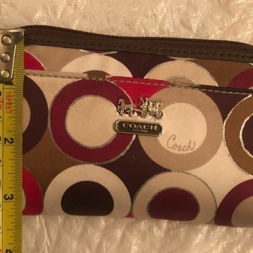 Coach zipper clutch wallet - Picture 6 of 9